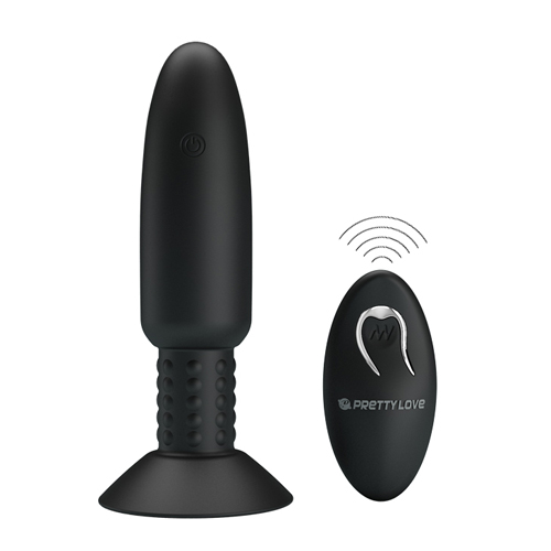 Vibrierender Butt Plug mit rotierenden Perlen von Pretty Love günstig kaufen