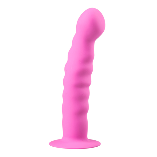 Saugnapf-Dildo aus Silikon - Rosa von Easytoys Anal Collection günstig kaufen