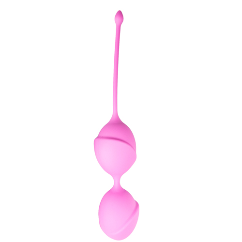 Pinkfarbene Doppel-Vaginalkugeln von Easytoys Geisha Collection günstig kaufen